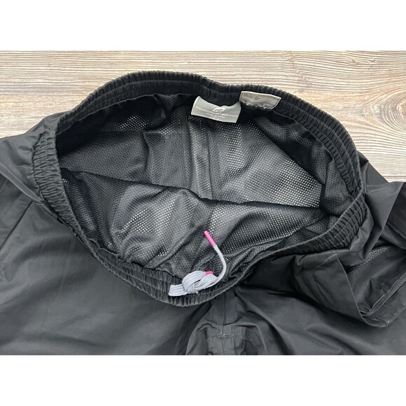 Road Runner Pro Velocity Wind Pants Mens L Running Black Zip Leg Water Resist - Picture 5 of 16